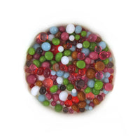 Cottage Garden Frit Balls ASRT-FB-GRDN COE 90 Glacial Art Glass