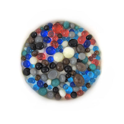 Seashore Frit Balls ASRT-FB-SSH COE 90 Glacial Art Glass
