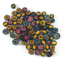 Assorted Sports Mix Murrine ASRT-SPORTS-96 Millefiori COE 96 Glacial Art Glass