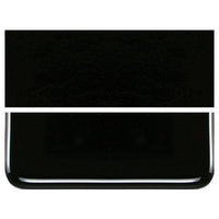 Black COE 90 Bullseye 3mm Sheet Glass 3 Inch Square 001-100-3INSQ