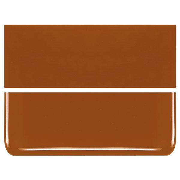 Burnt Orange COE 90 Bullseye 3mm Sheet Glass 3 Inch Square 047-329-3INSQ