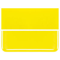 Canary Yellow COE 90 Bullseye 3mm Sheet Glass 3 Inch Square 039-120-3INSQ