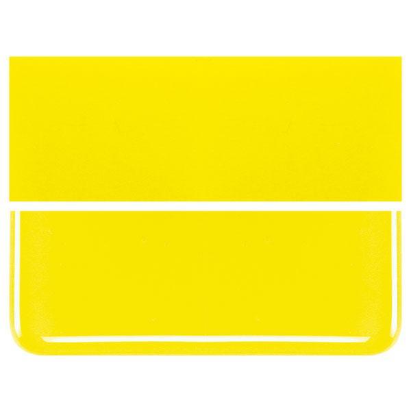 Canary Yellow COE 90 Bullseye 3mm Sheet Glass 3 Inch Square 039-120-3INSQ