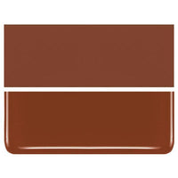 Cinnabar COE 90 Bullseye 3mm Sheet Glass 3 Inch Square 048-309-3INSQ