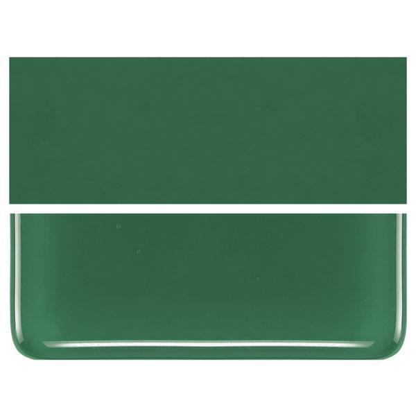 Dark Forest Green COE 90 Bullseye 3mm Sheet Glass 3 Inch Square 016-141-3INSQ