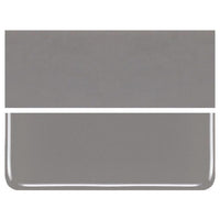 Deco Gray COE 90 Bullseye 3mm Sheet Glass 3 Inch Square 004-136-3INSQ
