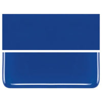 Deep Cobalt Blue COE 90 Bullseye 3mm Sheet Glass 3 Inch Square 027-147-3INSQ