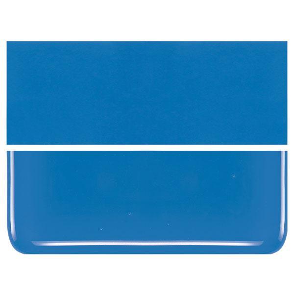 Egyptian Blue COE 90 Bullseye 3mm Sheet Glass 3 Inch Square 024-164-3INSQ
