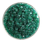 Emerald Green Transparent Glass Frit Coarse Bullseye COE 90 Fusible