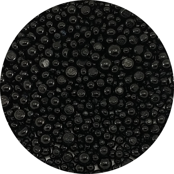 Black Opal Frit Balls FB0100 COE 90 Glacial Art Glass