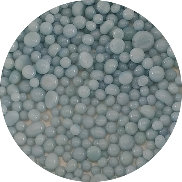 Powder Blue Opal Frit Balls FB0108 COE 90 Glacial Art Glass