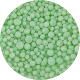Mint Green Opal Frit Balls - 3 Size Options - COE 90 Fusible Glass