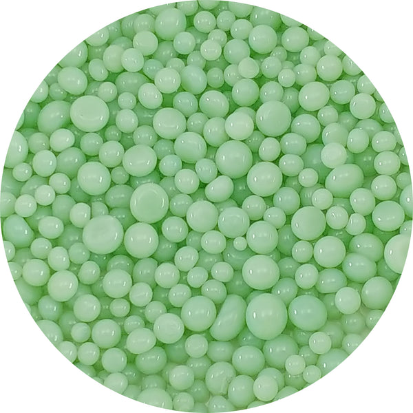 Mint Green Opal Frit Balls FB0112 COE 90 Glacial Art Glass