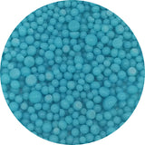 Turquoise Blue Opal Frit Balls - 3 Size Options - COE 90 Fusible Glass