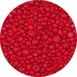 Red Opal Frit Balls - 3 Size Options - COE 90 Fusible Glass