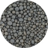 Deco Grey Opal Frit Balls - 3 Size Options - COE 90 Fusible Glass