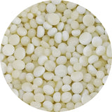 French Vanilla Opal Frit Balls - 3 Size Options - COE 90 Fusible Glass