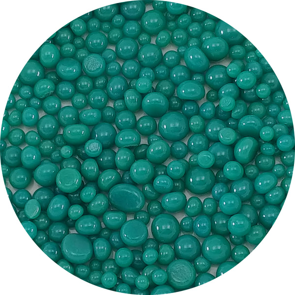 Teal Green Opal Frit Balls FB0144 COE 90 Glacial Art Glass