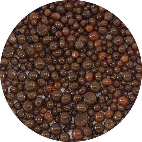 Woodland Brown Opal Frit Balls FB0203 COE 90 Glacial Art Glass