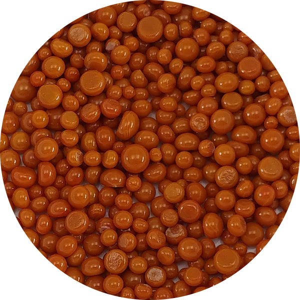 Burnt Orange Frit Balls FB0329 COE 90 Glacial Art Glass
