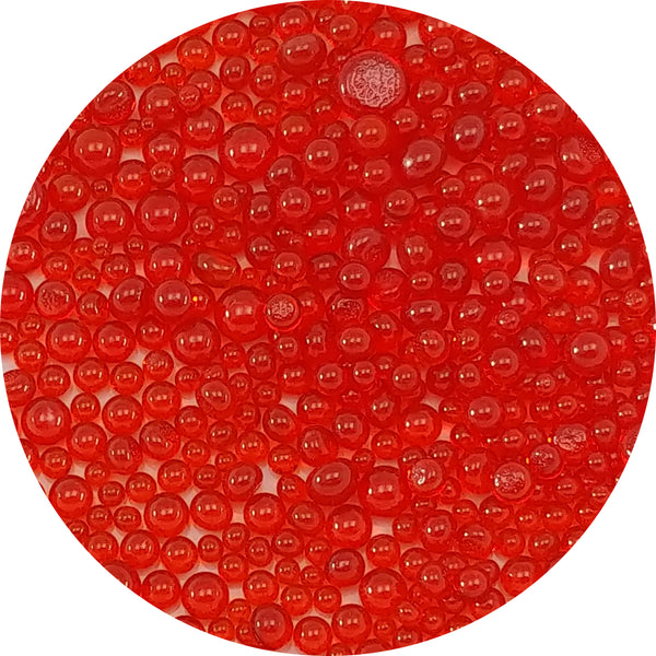 Orange Trans Frit Balls FB1125 COE 90 Glacial Art Glass