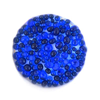 True Blue Trans Frit Balls FB1464 COE 90 Glacial Art Glass