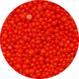Orange Opal Frit Balls - 3 Size Options - COE 96 Fusible Glass
