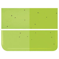 Fern Green Transparent COE 90 Bullseye 3mm Sheet Glass 3 Inch Square 082-1207-3INSQ