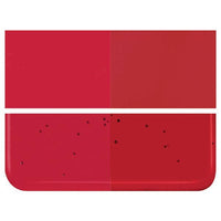 Garnet Red Transparent COE 90 Bullseye 3mm Sheet Glass 3 Inch Square 071-1322-3INSQ
