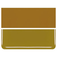 Golden Green COE 90 Bullseye 3mm Sheet Glass 3 Inch Square 045-227-3INSQ
