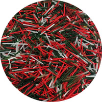 Holiday Stringfetti - COE 96 Oceanside Glass - ASRT-SF-HD-96