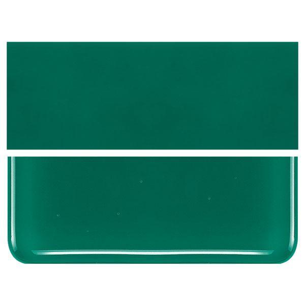 Jade Green COE 90 Bullseye 3mm Sheet Glass 3 Inch Square 021-145-3INSQ