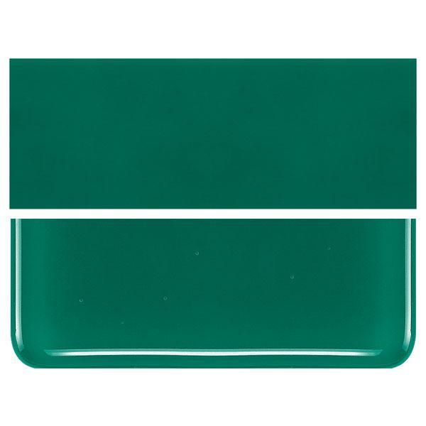 Jade Green COE 90 Bullseye 3mm Sheet Glass 3 Inch Square 021-145-3INSQ