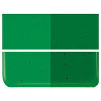 Kelly Green Transparent COE 90 Bullseye 3mm Sheet Glass 3 Inch Square 086-1145-3INSQ