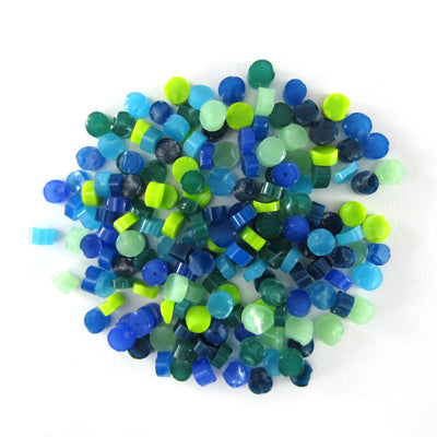 Lagoon Dots Assortment - COE 90 Bullseye Glass