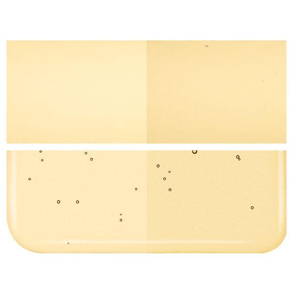 Light Amber Transparent COE 90 Bullseye 3mm Sheet Glass 3 Inch Square 097-1437-3INSQ
