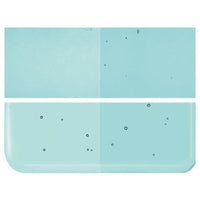 Light Aquamarine Transparent COE 90 Bullseye 3mm Sheet Glass 3 Inch Square 056-1408-3INSQ