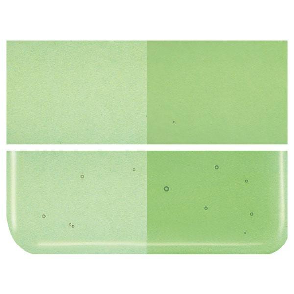 Light Green Transparent COE 90 Bullseye 3mm Sheet Glass 3 Inch Square 085-1107-3INSQ