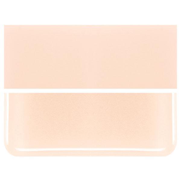 Light Peach Cream  COE 90 Bullseye 3mm Sheet Glass 3 Inch Square 009-34-3INSQ