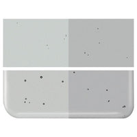 Light Silver Gray Transparent COE 90 Bullseye 3mm Sheet Glass 3 Inch Square 063-1429-3INSQ