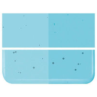 Light Turquoise Blue Transparent COE 90 Bullseye 3mm Sheet Glass 3 Inch Square 057-1416-3INSQ