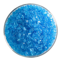 Light Turquoise Blue Transparent Glass Frit Coarse Bullseye COE 90 Fusible