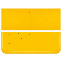 Marigold Yellow Transparent COE 90 Bullseye 3mm Sheet Glass 3 Inch Square 080-1320-3INSQ