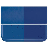 Midnight Blue Transparent COE 90 Bullseye 3mm Sheet Glass 3 Inch Square 110-1118-3INSQ