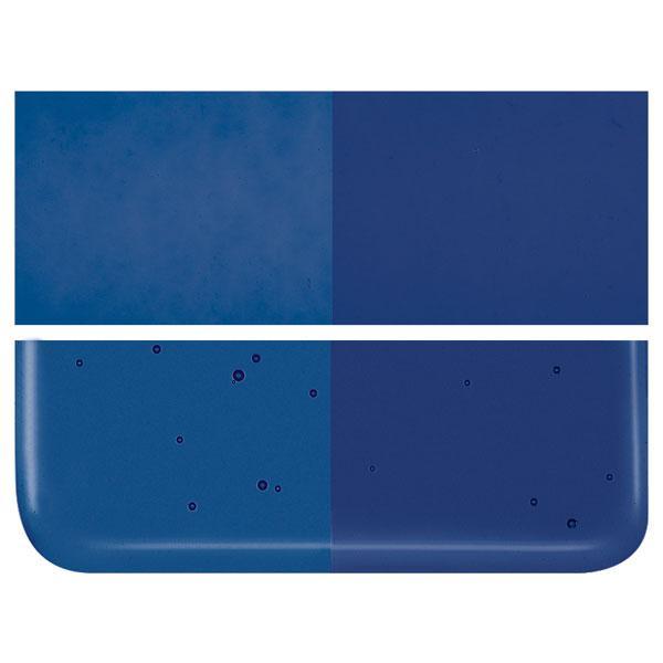 Midnight Blue Transparent COE 90 Bullseye 3mm Sheet Glass 3 Inch Square 110-1118-3INSQ