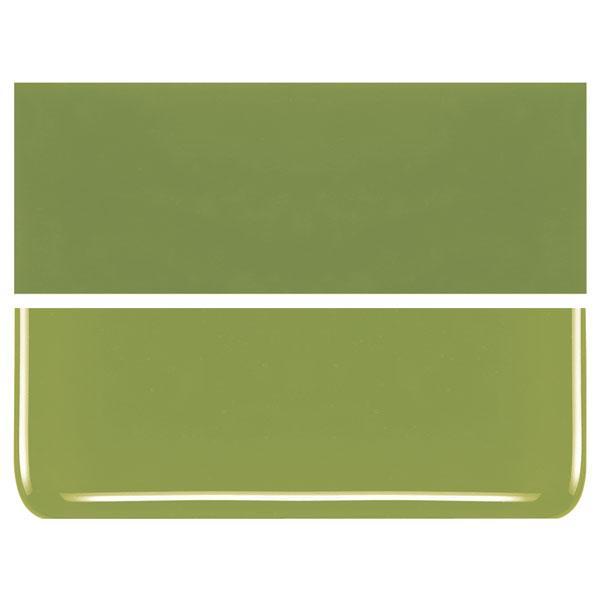 Pea Pod Green COE 90 Bullseye 3mm Sheet Glass 3 Inch Square 014-312-3INSQ