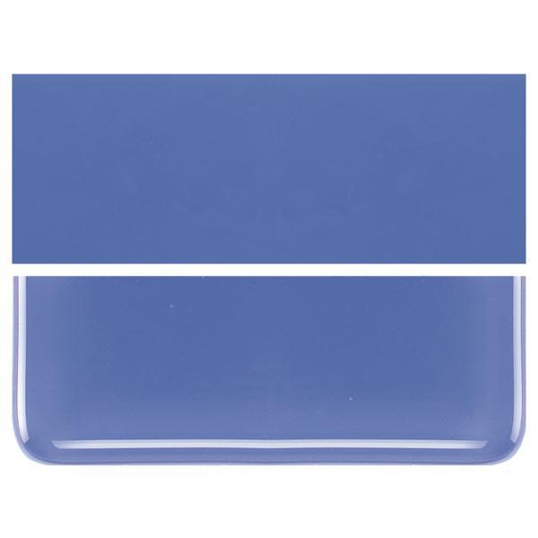 Periwinkle COE 90 Bullseye 3mm Sheet Glass 3 Inch Square 026-118-3INSQ