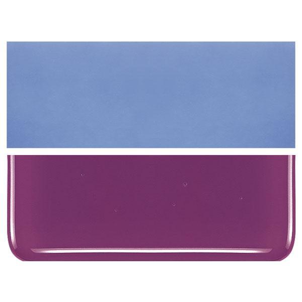 Plum Striker COE 90 Bullseye 3mm Sheet Glass 3 Inch Square 036-332-3INSQ