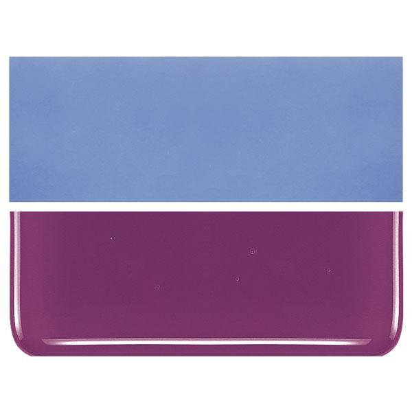 Plum Striker COE 90 Bullseye 3mm Sheet Glass 3 Inch Square 036-332-3INSQ