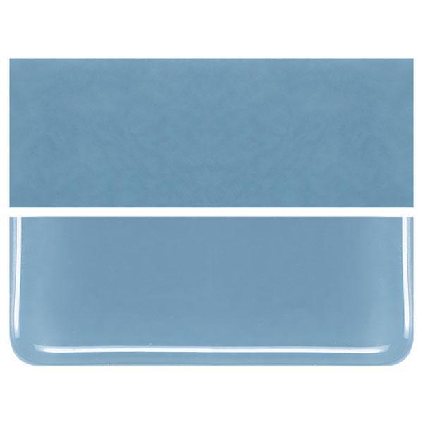 Powder Blue COE 90 Bullseye 3mm Sheet Glass 3 Inch Square 022-108-3INSQ